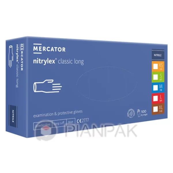 Rękawice nitrylowe NITRYLEX CLASSIC LONG
