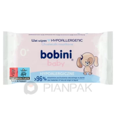 Chusteczki nawilżane hypoalergiczne BOBINI 60szt.