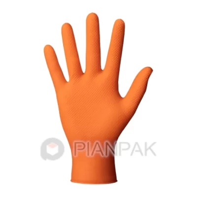 Rękawice nitrylowe DIAMOND pomarańczowe